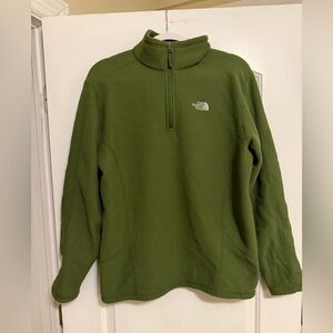 The North Face Men's Green Sweater Quarter Zip